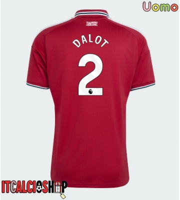 Manchester United Diogo Dalot #2 Prima Maglia 2026-27 Manica Corta